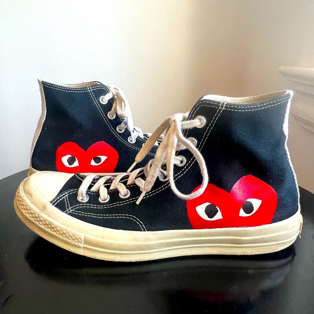 Men's Size 9- Converse Chuck Taylor All Star High x Comme des Garcons